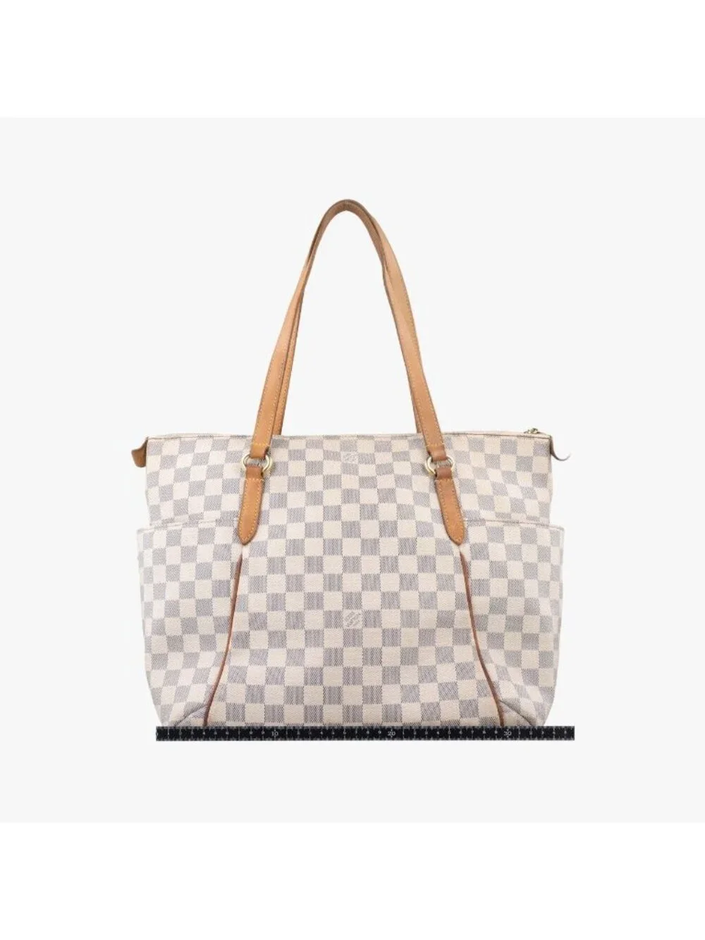Louis Vuitton Totally MM Azur Damier Canvas Handbag